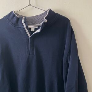 Cutter and Buck • Snap Button Pullover in Navy Blue